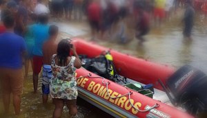 corpo de bombeiros resgata corpo no Brito