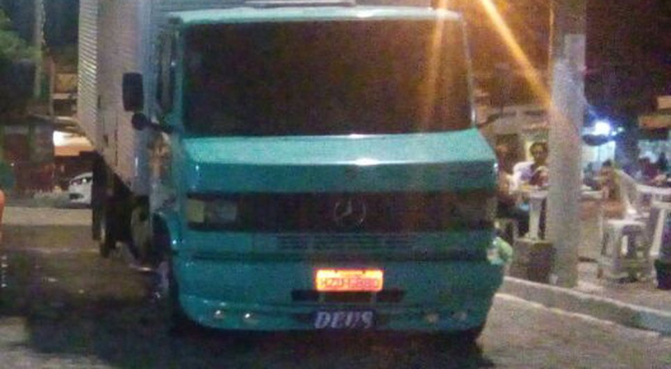 caminhão roubado