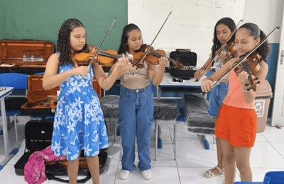 Orquestra feminina no agreste de Alagoas fortalece juventude e amplia acesso à música clássica