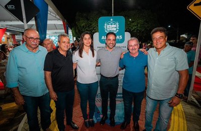 61 anos de Taquarana: Deputado Galba Novaes participa de entrega de obras e assinatura de ordem de serviço