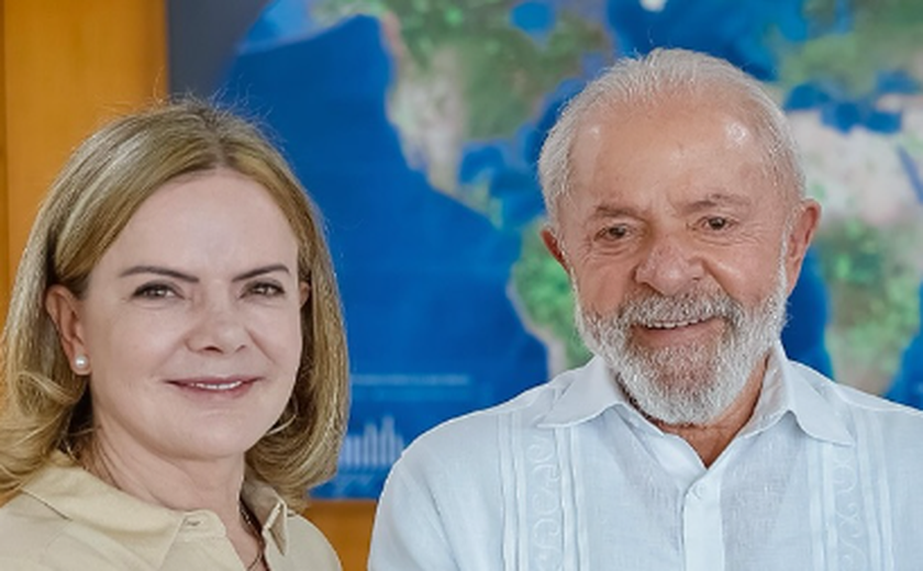 Lula diz que Gleisi 'vem para somar' na SRI, na interlocução com Legislativo e entes federados