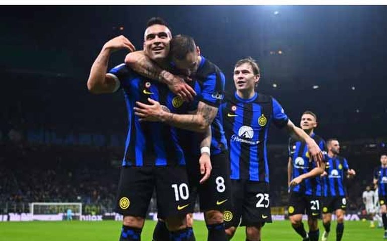 Thuram anota duas vezes, Inter goleia a Atalanta em Milão e assume liderança do Italiano