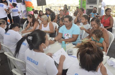 Saúde promove mais de 4.600 atendimentos na Grota do Estrondo, em Maceió