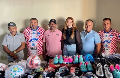 Iniciativa de Paula Santa Rosa fortalece projeto esportivo com entrega de materiais para jovens atletas em Belém