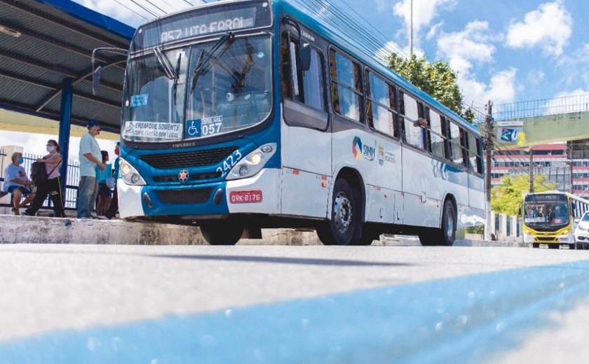 Seis linhas de ônibus têm aumento de 17% no número de viagens em Maceió