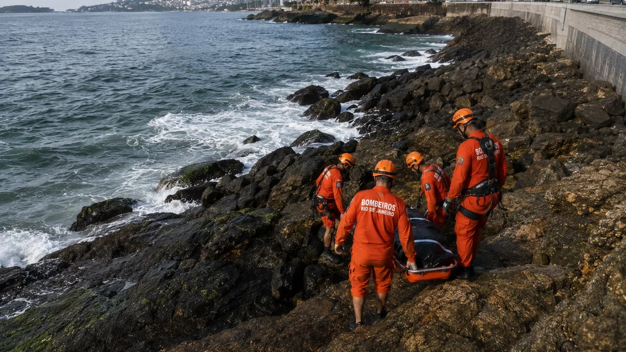 Bombeiros encontram corpo no quinto dia de buscas por professor de surfe desaparecido