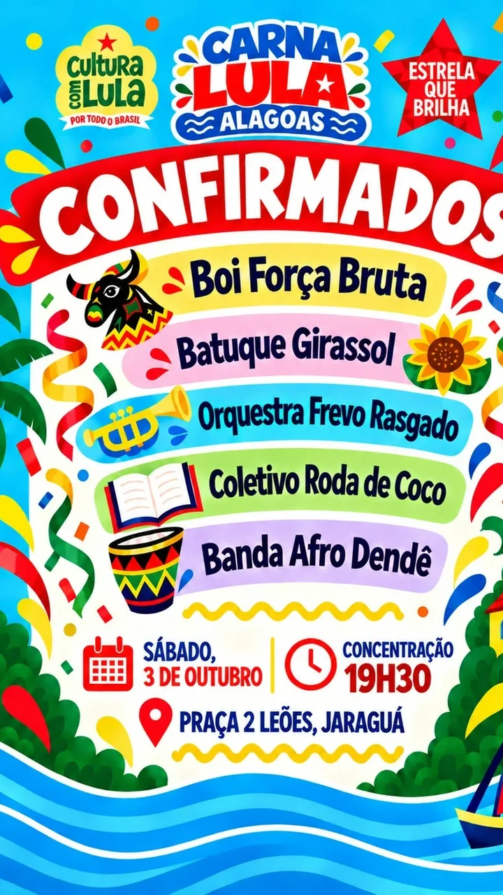 CarnaLula reúne cultura popular em ato pela democracia no Jaraguá