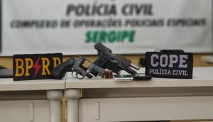 prisão suspeitos de atirarem contra policial