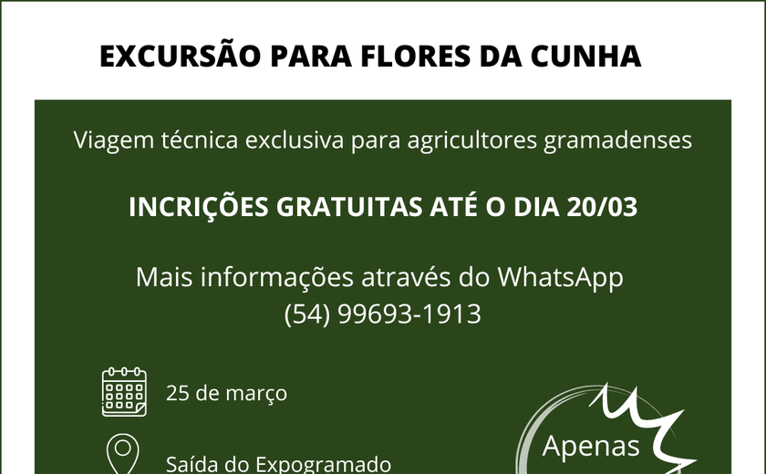 Secretaria da Agricultura promove visita técnica a Flores da Cunha
