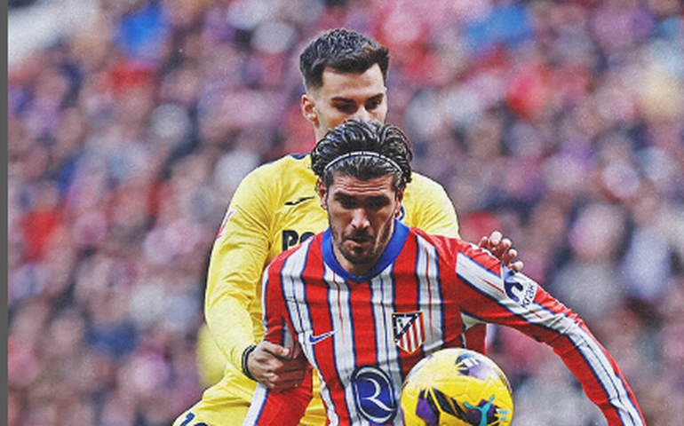 Atlético de Madrid desperdiça chance de voltar ao topo do Espanhol ao empatar com o Villarreal