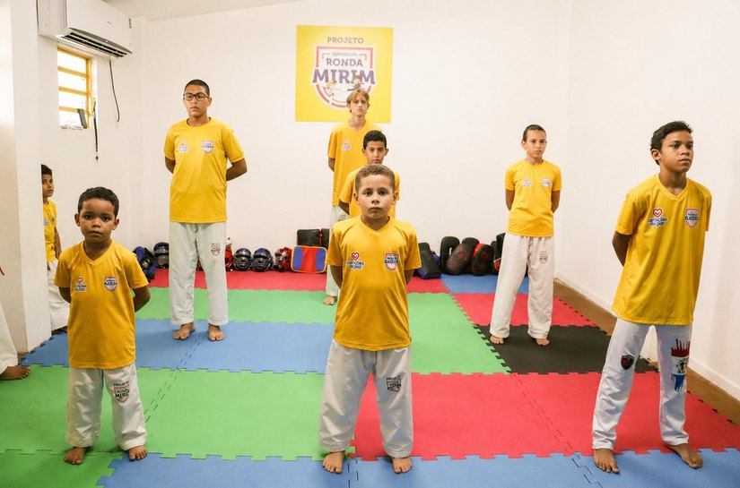 Projeto Ronda Mirim Corações da Paz leva sete atletas ao Campeonato Alagoano de Taekwondo
