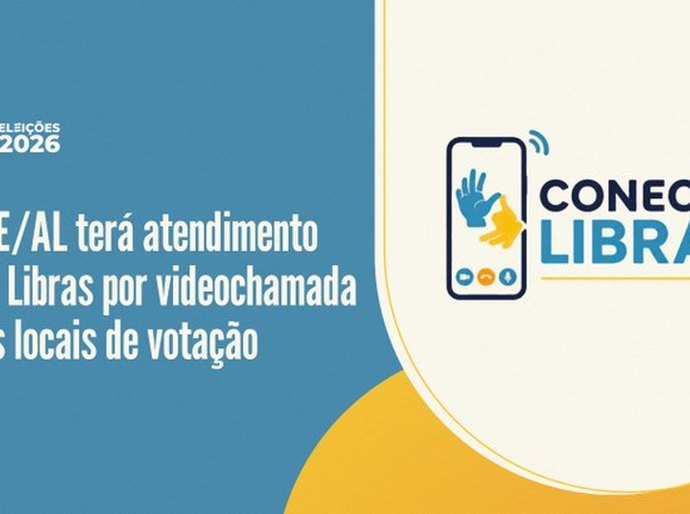 Eleições 2026: TRE/AL terá atendimento em Libras por videochamada nos locais de votação