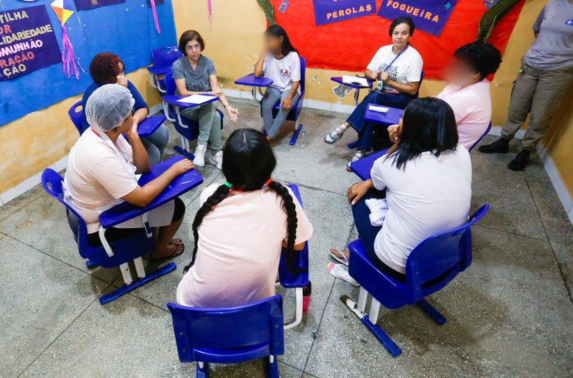 Cria realiza escuta de socioeducandas para construção do Plano Estadual da Primeira Infância