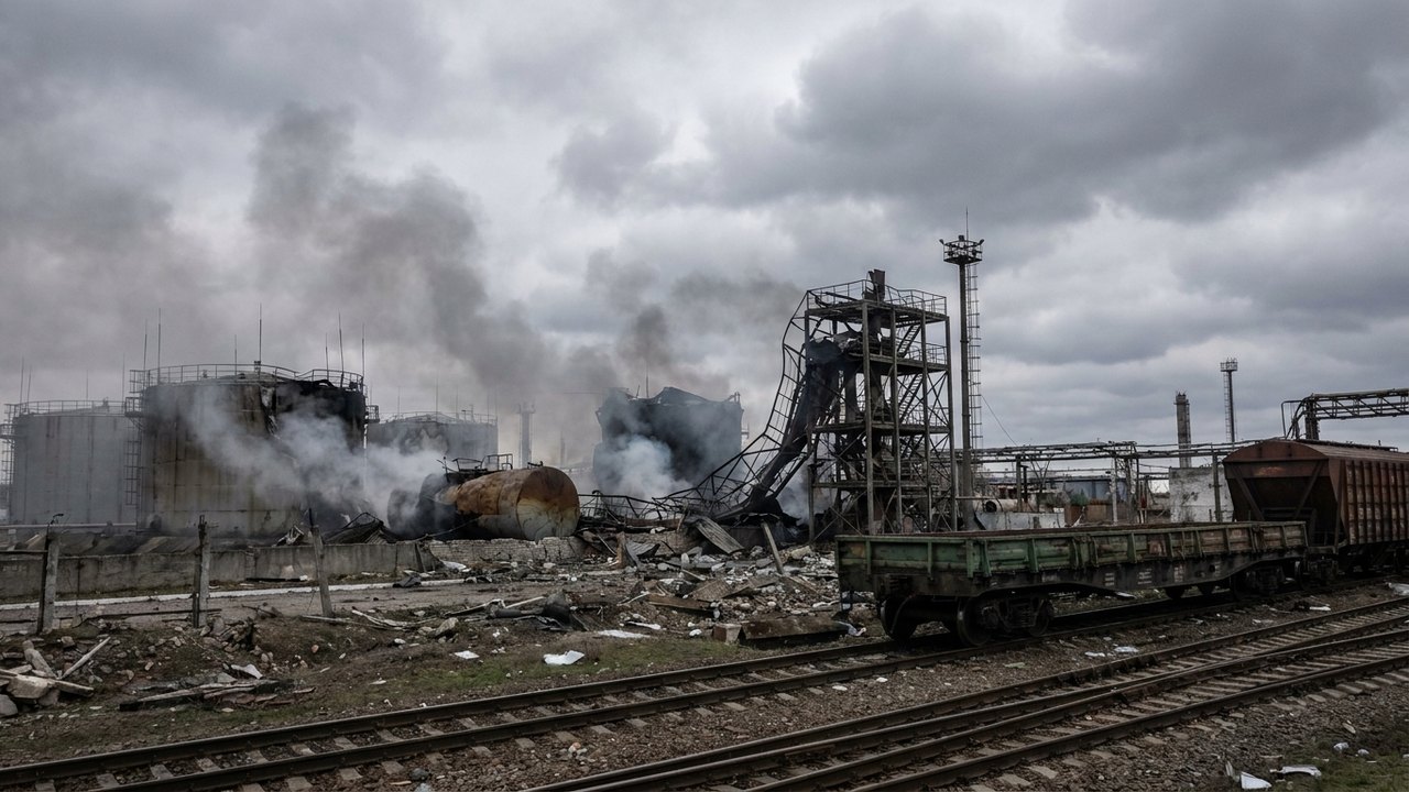 Rússia atinge complexo de combustível e energia e infraestrutura de transporte da Ucrânia, diz MD