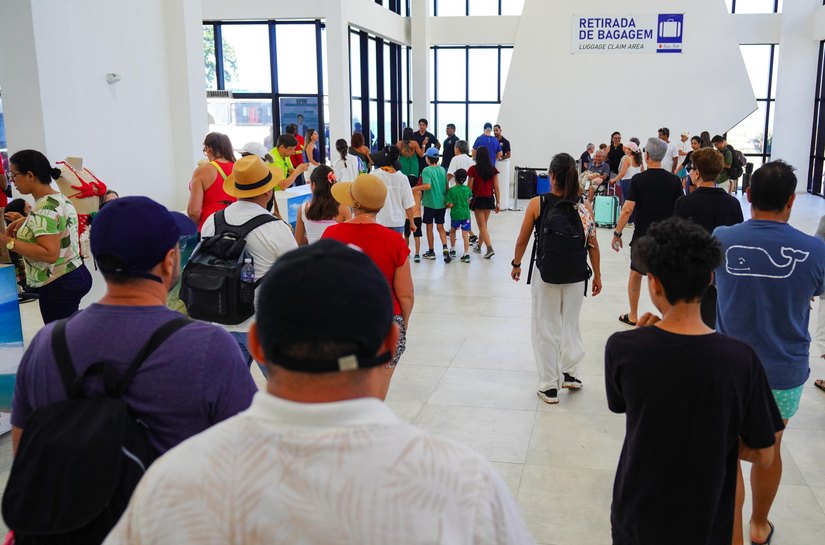 Sesau recepciona turistas de transatlântico com mais uma ação do Programa Saúde no Porto