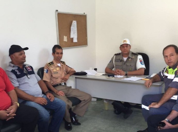 Reunião entre SMTT e BPTran discute medidas de segurança