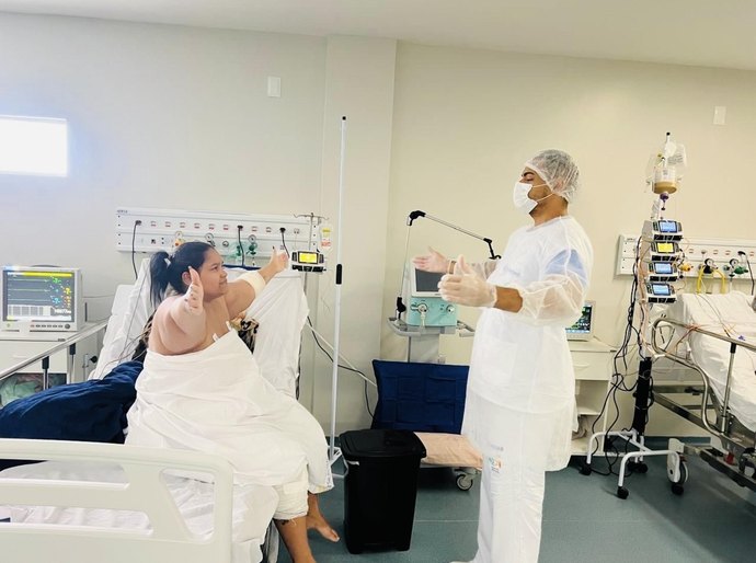 Mobilização precoce auxilia na recuperação de pacientes no Hospital Regional de Palmeira