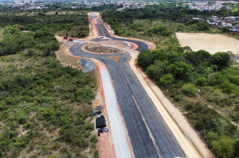 Obras na Linha Verde avançam com múltiplas frentes de serviços e alcançam 62% de execução