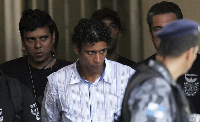 Nem após ser preso no Rio de Janeiro, em 2011 / Foto: Reuters