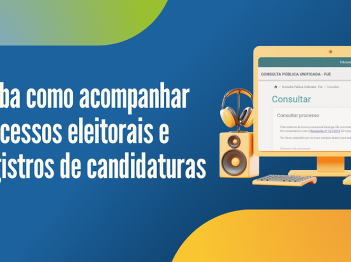 Saiba como acompanhar processos eleitorais e registros de candidaturas
