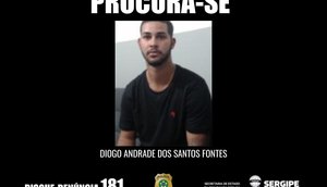 CARTAZ PROCURA-SE PC - Editável (2) / Foto: Foto: Reprodução SSP/SE