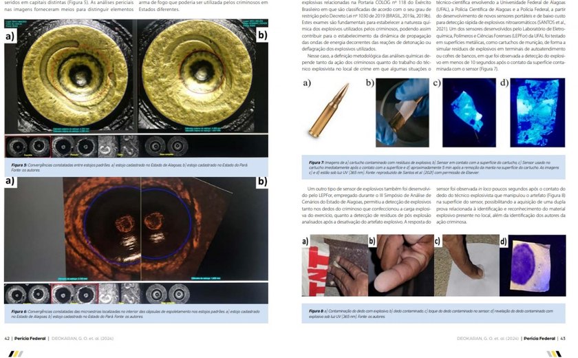 Pesquisa de peritos criminais alagoanos é destaque em revista nacional
