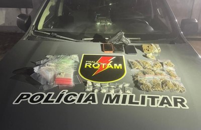 Polícia Militar apreende drogas e captura foragido da Justiça em Maceió