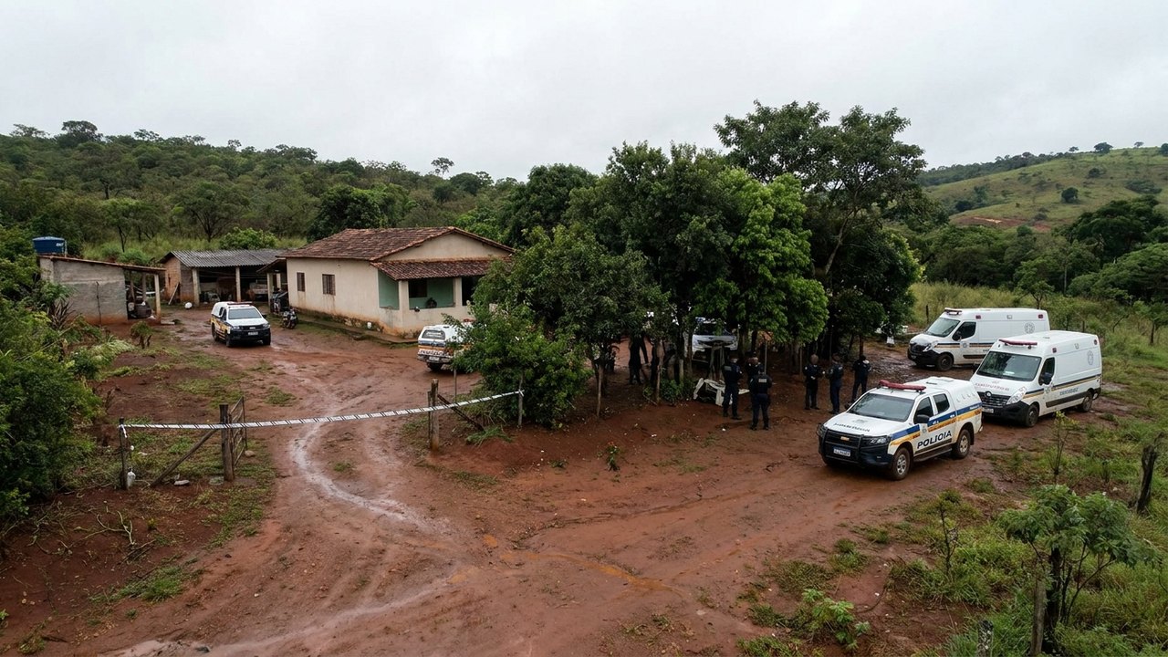 Homem mata companheira e outras três pessoas com facão em Minas Gerais