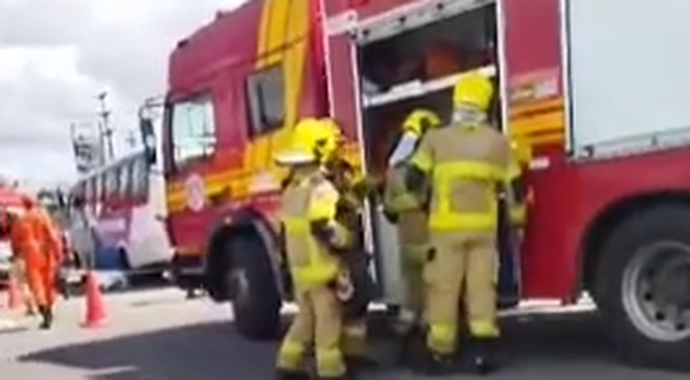 Pedestre morre atropelado por micro-ônibus na Grande Aracaju; VÍDEO