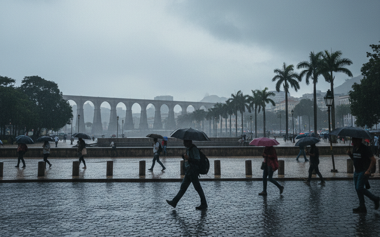 Tempo segue instável no Rio até sábado, alerta sistema meteorológico
