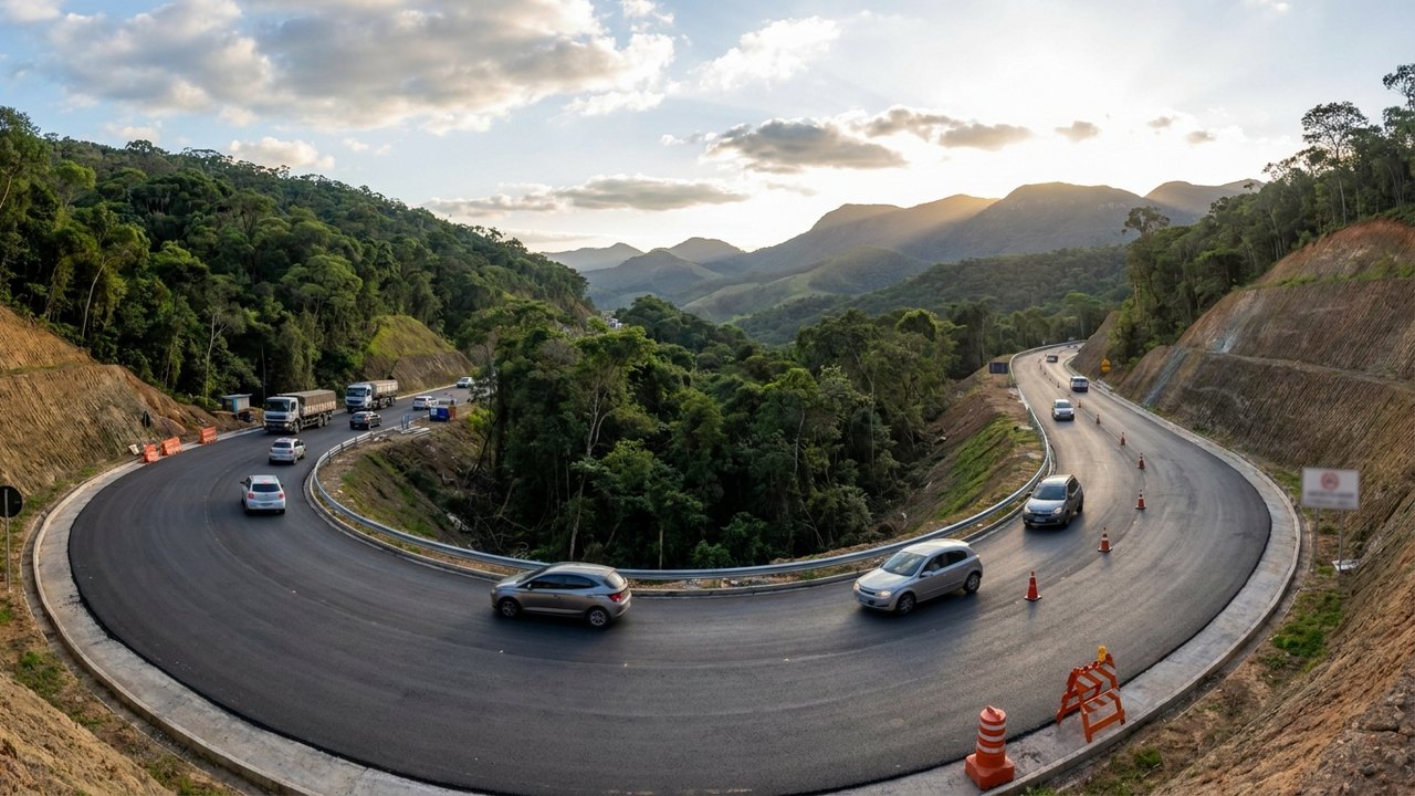 Nova Serra das Araras abre trecho de subida nesta quinta; próxima entrega será em agosto