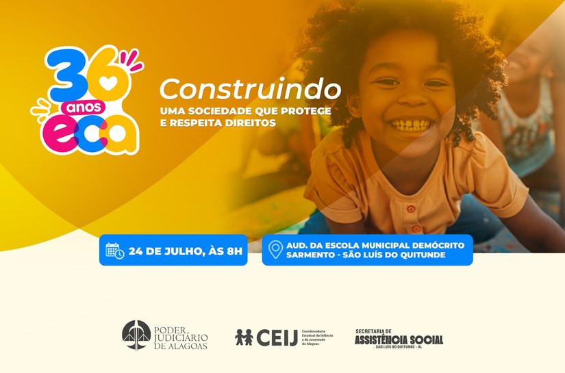 TJAL promove evento pelos 36 anos do ECA em São Luís do Quitunde