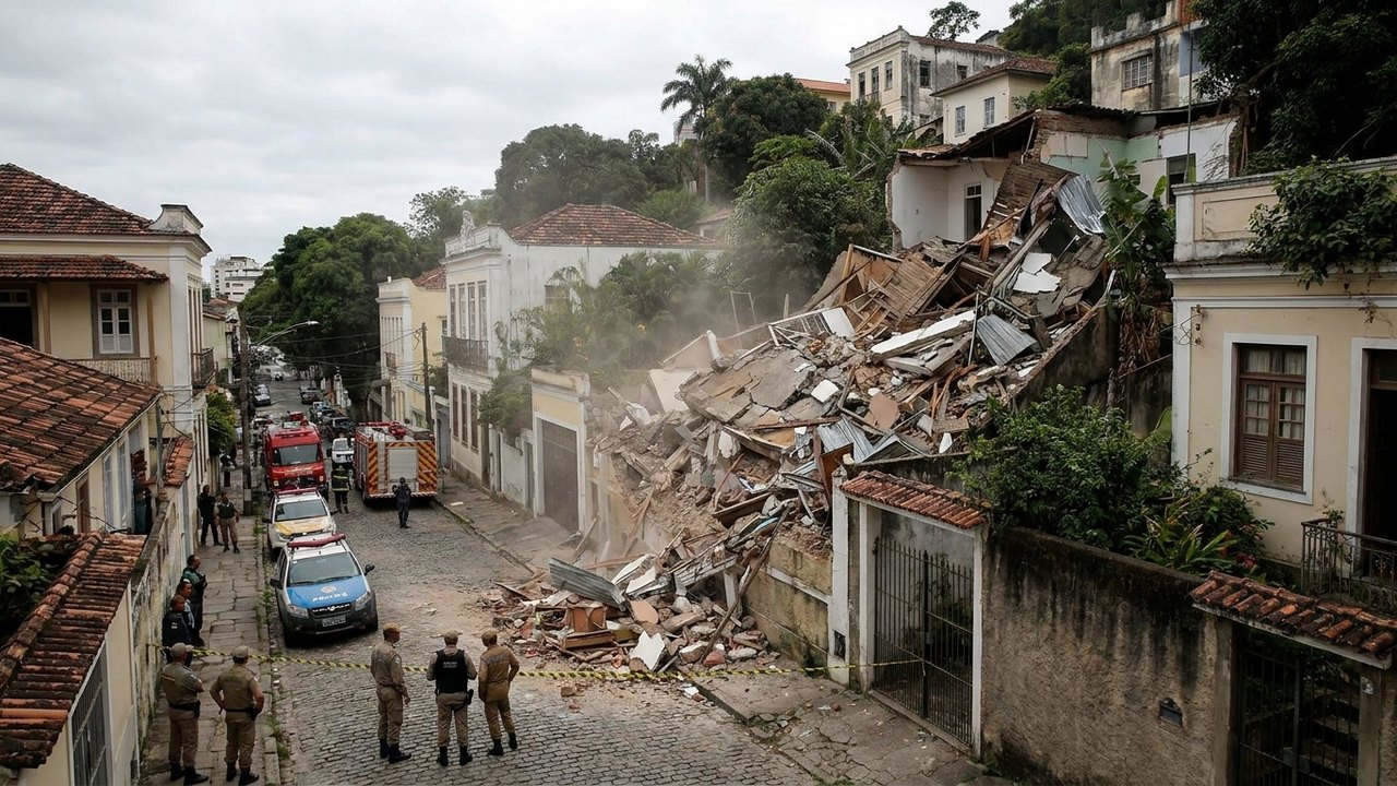 'Só pensava em tirar eles de lá': homem que escapou com o filho de desabamento em Santa Teresa relata tentativa de salvar vítimas