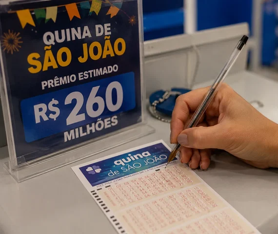 Resultado da Quina de São João: nove apostas dividem prêmio de R$ 239 milhões