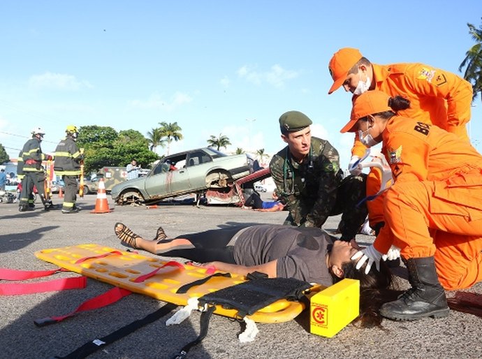 Samu realizou simulado preparatório para congresso de trauma