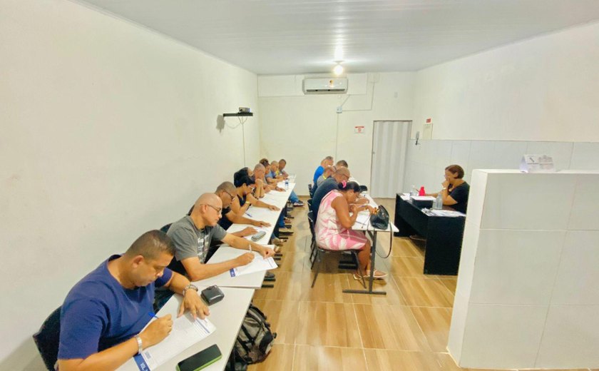 Agentes da GCM de Maceió realizam teste de aptidão para manutenção do porte de arma