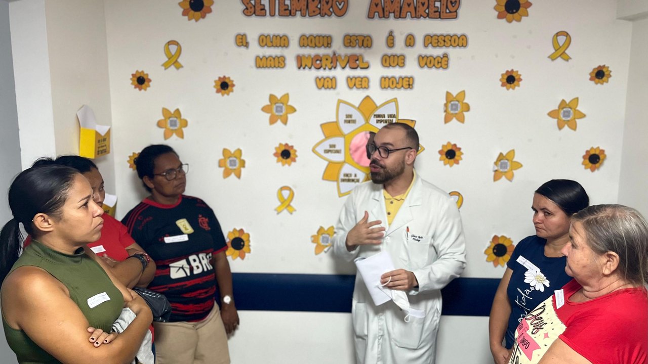 Hospital de Emergência do Agreste desenvolve atividades de acolhimento durante o Setembro Amarelo