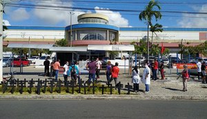 manifestação na SES