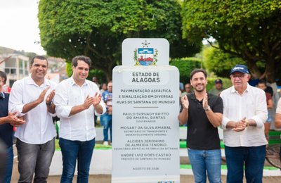Prefeitura de Santana do Mundaú e Governo de Alagoas entregam 9 km de pavimentação asfáltica por meio do Pró-Estrada