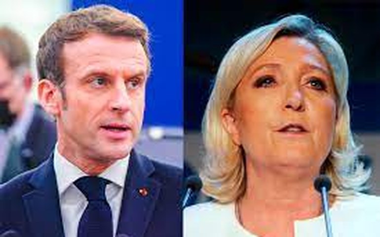 Pesquisas mostram partido de Le Pen bem à frente do grupo de Macron antes do 1º turno
