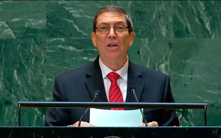 Chanceler cubano acusa EUA de práticas mercenárias e ameaça à segurança global