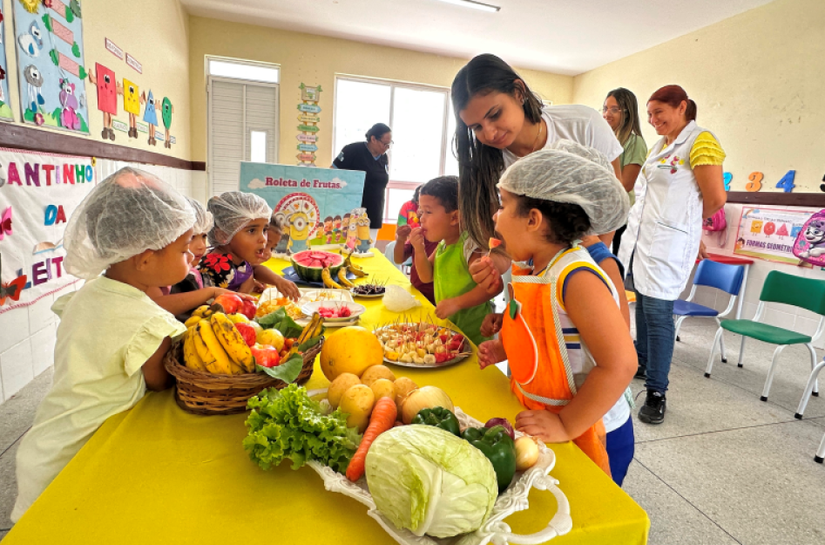 Educação de Campo Alegre realiza ações em Promoção a Semana da Alimentação Saudável