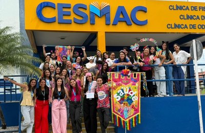 Clínica Escola de Fisioterapia do Cesmac promove bloco de carnaval e reforça cuidado humanizado na formação acadêmica