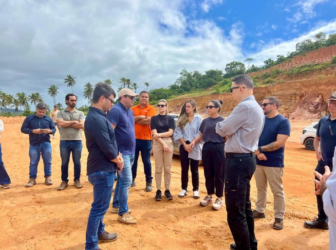 Seinfra acompanha andamento final das obras de saneamento e abastecimento de água no Litoral Norte