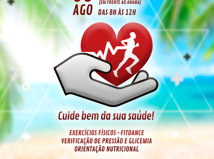 Ação gratuita na orla de Ponta Verde festeja o Dia Nacional da Saúde