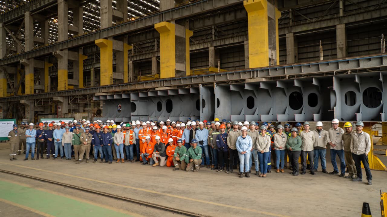 Estaleiro no RS inicia construção de navios encomendados pela Transpetro