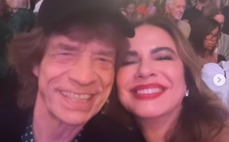 Luciana Gimenez aparece com o ex, Mick Jagger, em homenagem: 'Incrivelmente inteligente'
