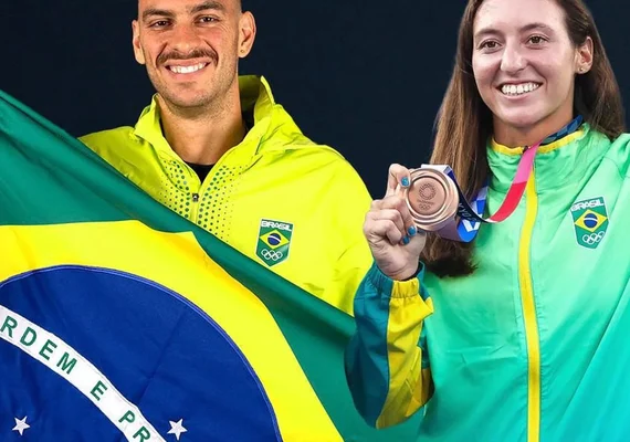 Scheffer e Stefani serão os porta-bandeiras do Brasil na abertura