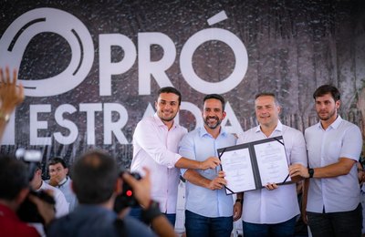 Governador inaugura rodovia e autoriza construção de UBS em Marechal  