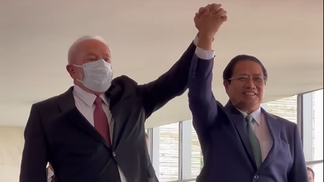 Lula recebe premiê do Vietnã e deve assinar acordos com foco em comércio e agricultura